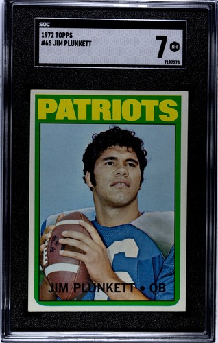 1972 topps jim plunkett 65 - -,