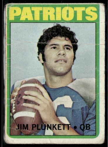 1972 topps jim - plunkett, rc