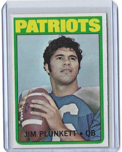 Jim plunkett 1972 topps - jim,