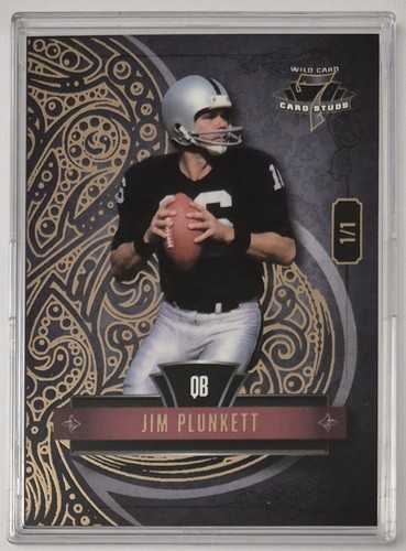 Jim plunkett raiders - plunkett, 1/1