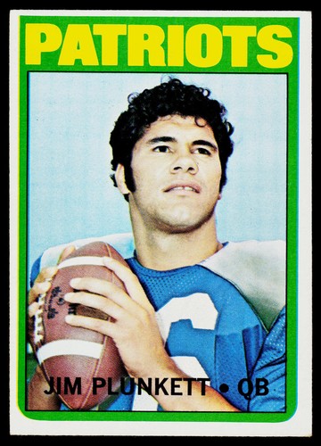 Jim plunkett 1972 topps 65 - jim, #65