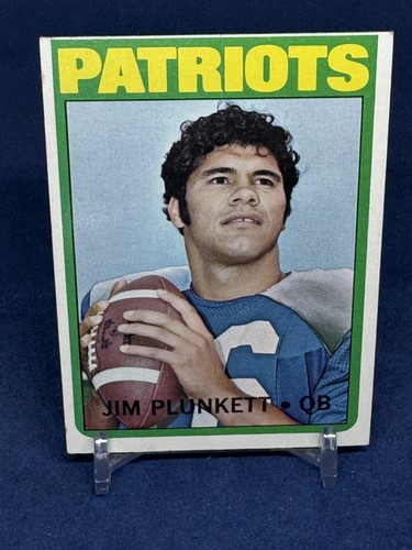 Jim plunkett 1972 topps 65 - jim,