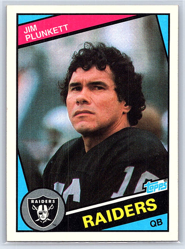 1984 topps jim plunkett - 1984,