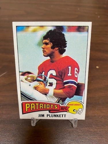 1975 topps 321 jim plunkett - topps,