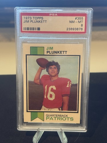 1973 topps jim - -, plunkett