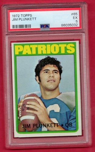1972 topps jim plunkett - jim,