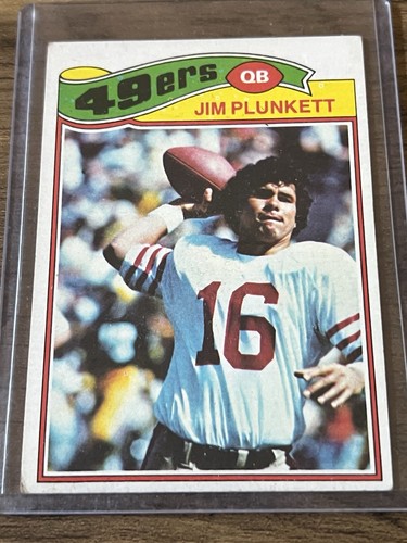 1977 topps jim plunkett 331 - topps,