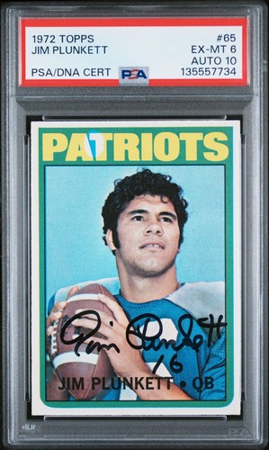 1972 topps jim plunkett - 1972,