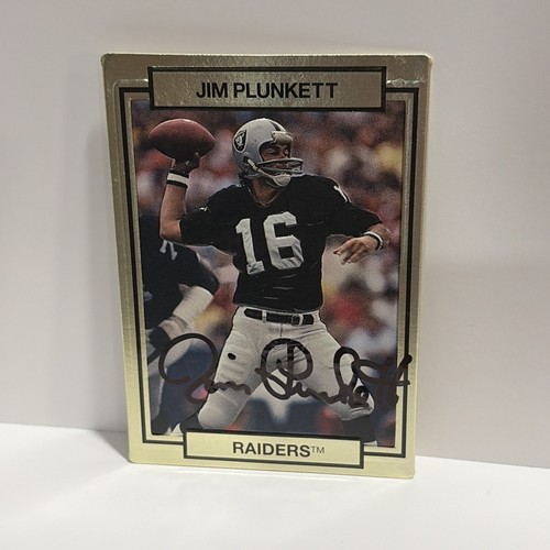 Jim plunkett auto braille - plunkett,